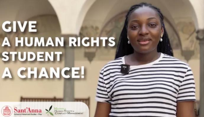 GIVE A HUMAN RIGHTS STUDENT A CHANCE