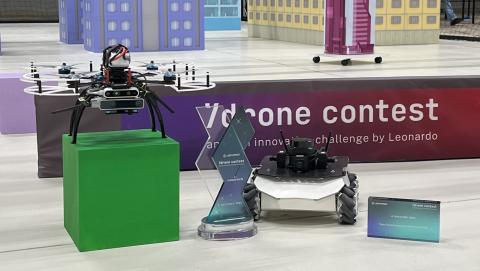 squadra vincitrice drone contest leonardo 2023